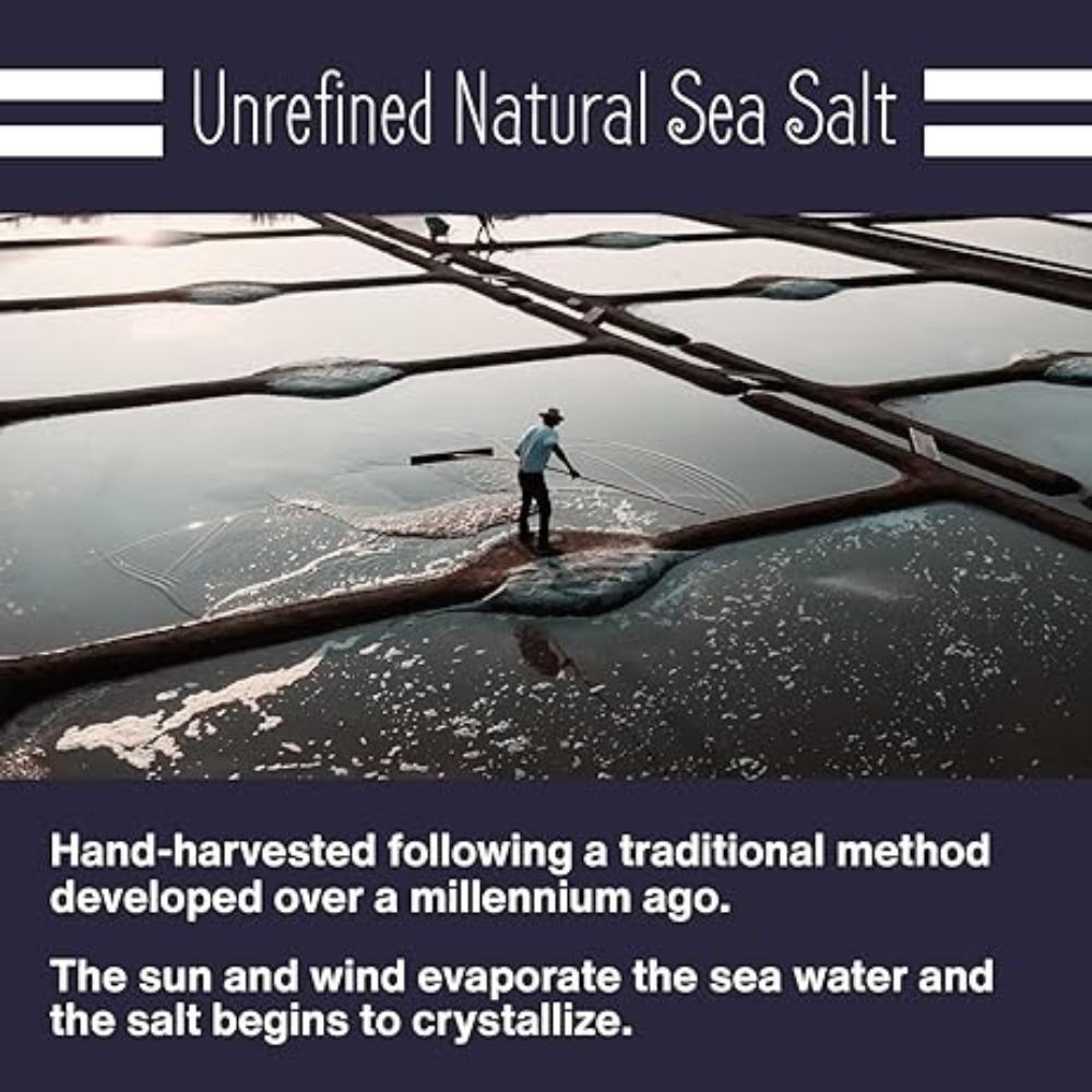 Le Marinier French Sea Salt Dry Grey Coarse, 1.1lb – 18oz