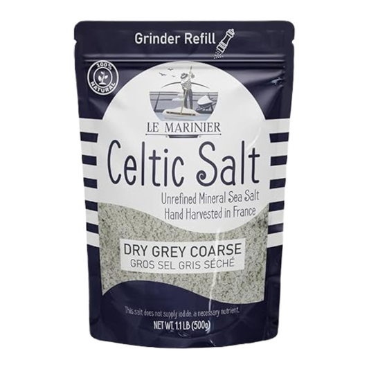 Le Marinier French Sea Salt Dry Grey Coarse, 1.1lb – 18oz
