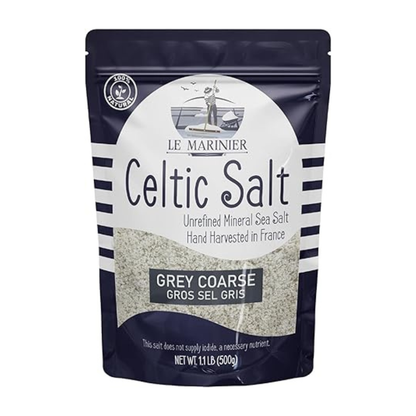 Le Marinier Celtic Salt Organic Grey Coarse, 1.1lb - 18oz.