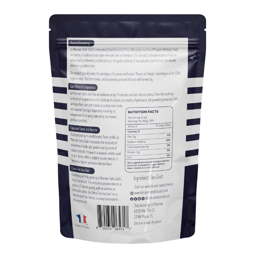 Le Marinier Celtic Salt Extra Fine - 8.81oz / 250g
