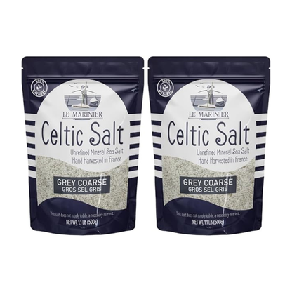 Le Marinier French Sea Salt Dry Grey Coarse, 0.6lb – 8.81oz (250g).