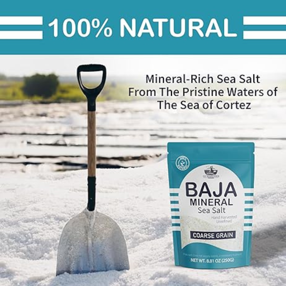 Le Marinier Baja Mineral Sea Salt Coarse Grain, 0.6lb – 8.81oz