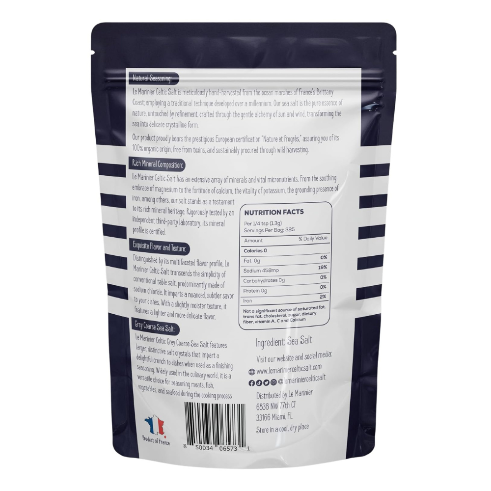 Le Marinier Celtic Salt Grey Coarse - 1.1lb / 500g