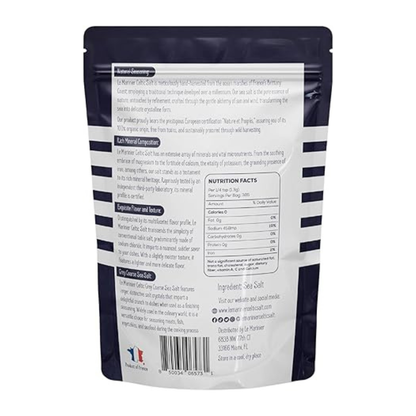 Le Marinier French Sea Salt Dry Grey Coarse, 0.6lb – 8.81oz (250g).
