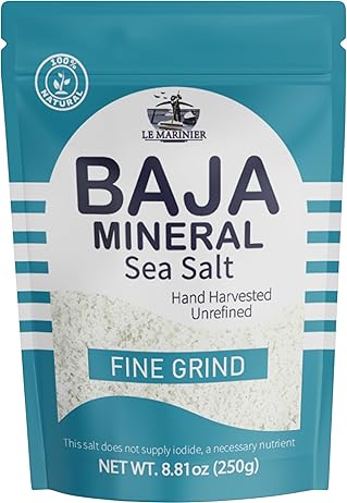 Le Marinier Baja Mineral Sea Salt Fine Grind, 0.6lb – 8.81oz