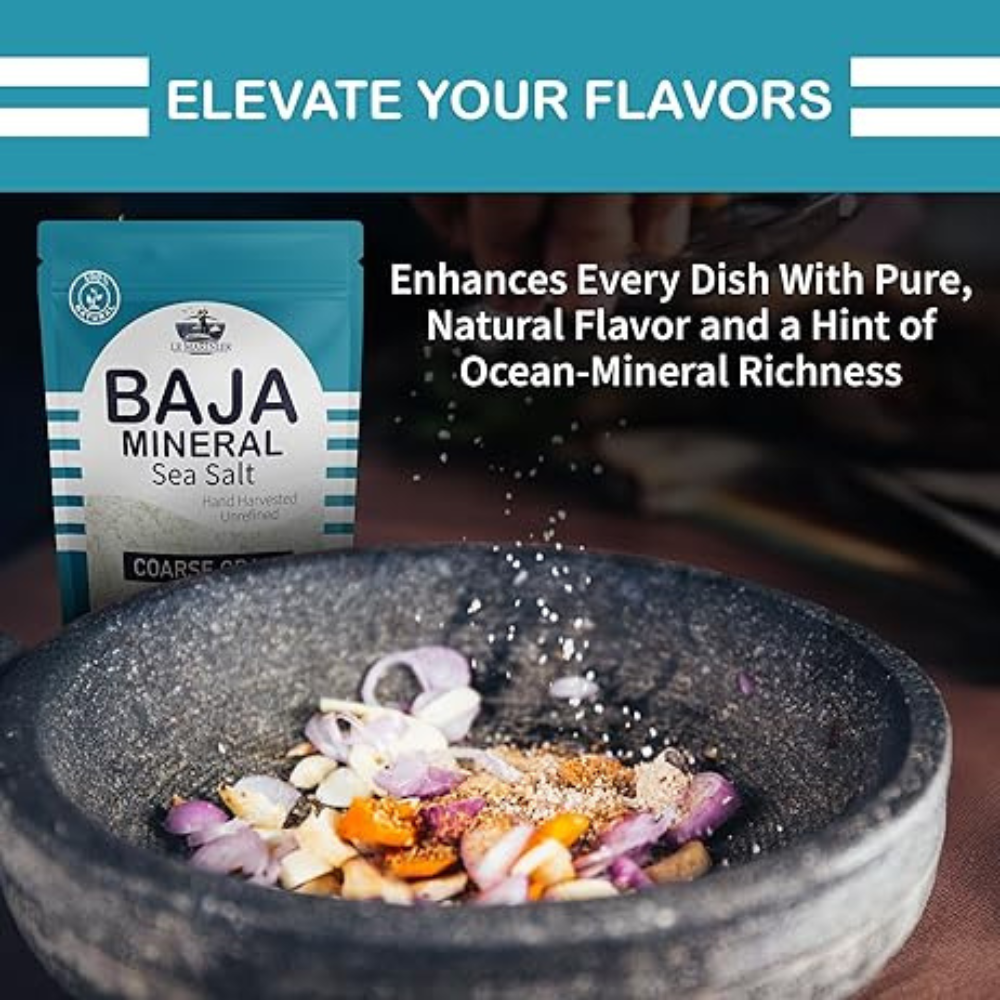Le Marinier Baja Mineral Sea Salt Coarse Grain, 1.1lb - 18oz