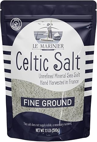 Le Marinier Celtic Salt Organic Fine Ground, 1.1lb - 18oz.