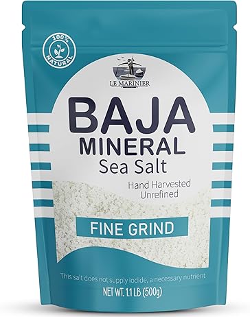 Le Marinier Baja Mineral Sea Salt Fine Grind, 1.1lb - 18oz