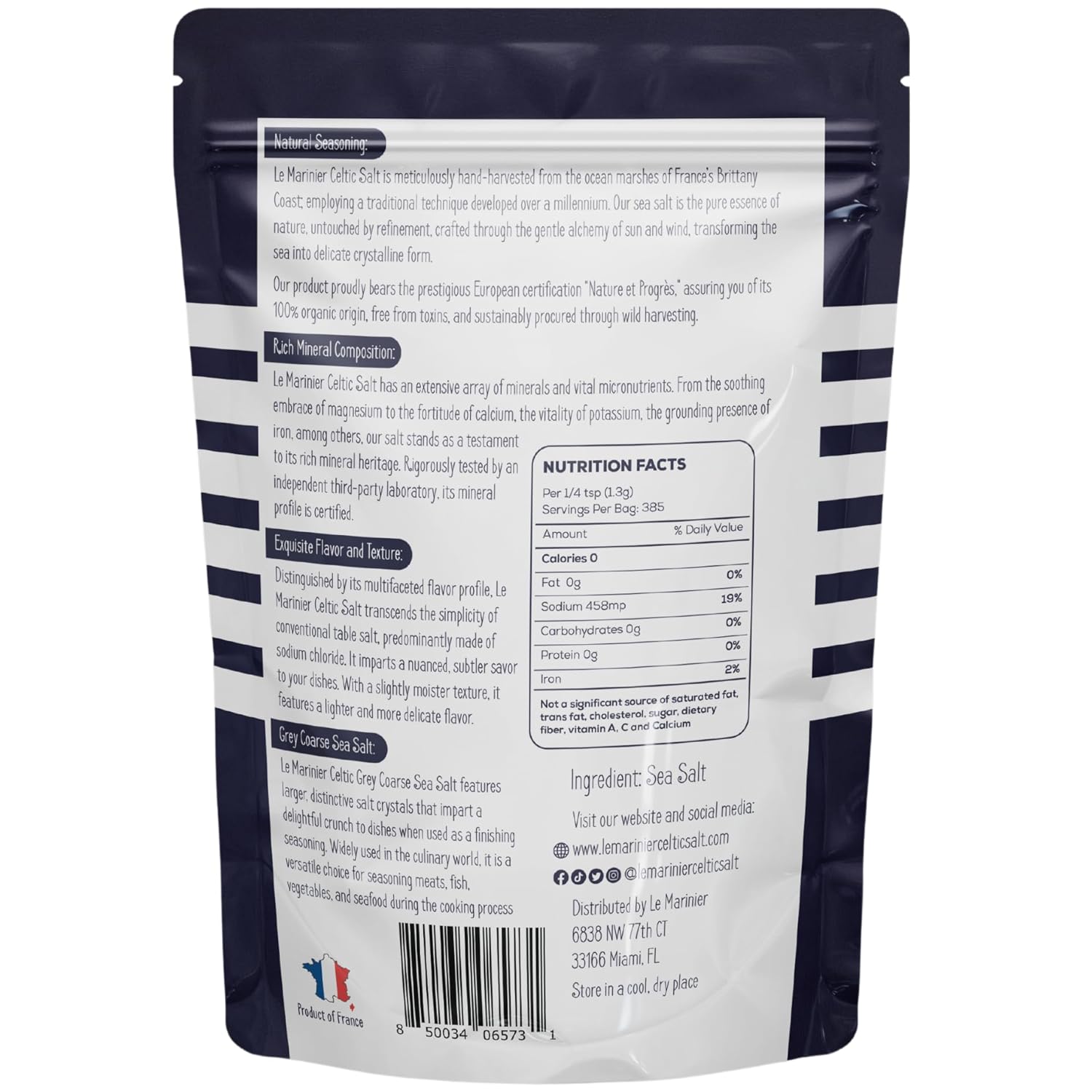 Nutrition Facts Detail