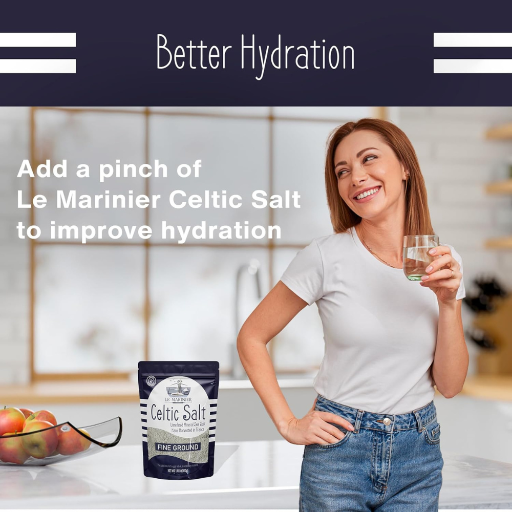 Le Marinier Celtic Salt Fine Ground - 1.1lb / 500g