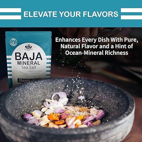 Le Marinier Baja Mineral Sea Salt Coarse Grain, 0.6lb – 8.81oz